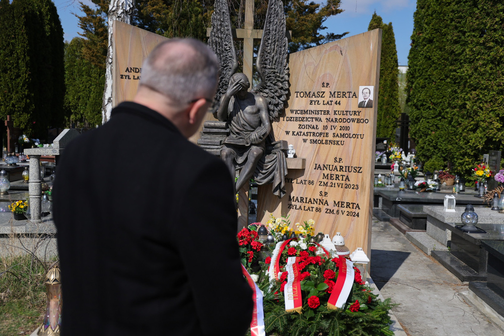 Uroczystości upamiętniające ofiary katastrofy smoleńskiej – Warszawa, 10 kwietnia 2026. Fot. Dariusz Skrzyniarz (IPN)