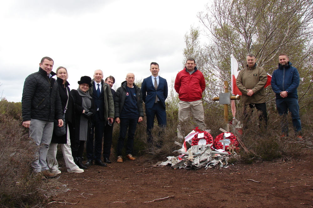 Upamiętnienie Zbrodni Katyńskiej w południowo-wschodniej Anglii – 12 kwietnia 2026. Fot. Karol Balicki (RAF Ingham – Centrum Polskich Dywizjonów Bombowych)