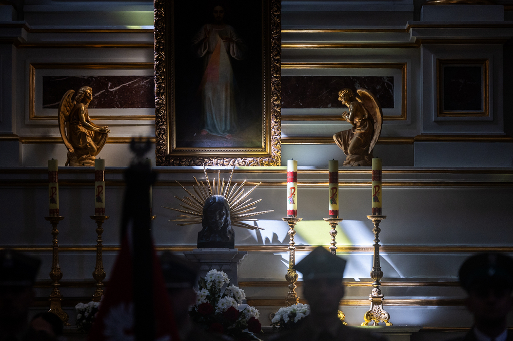 Uroczysta ceremonia pogrzebowa doczesnych szczątków Ofiary Zbrodni Katyńskiej – Warszawa, 13 kwietnia 2026. Fot. Sławek Kasper (IPN)