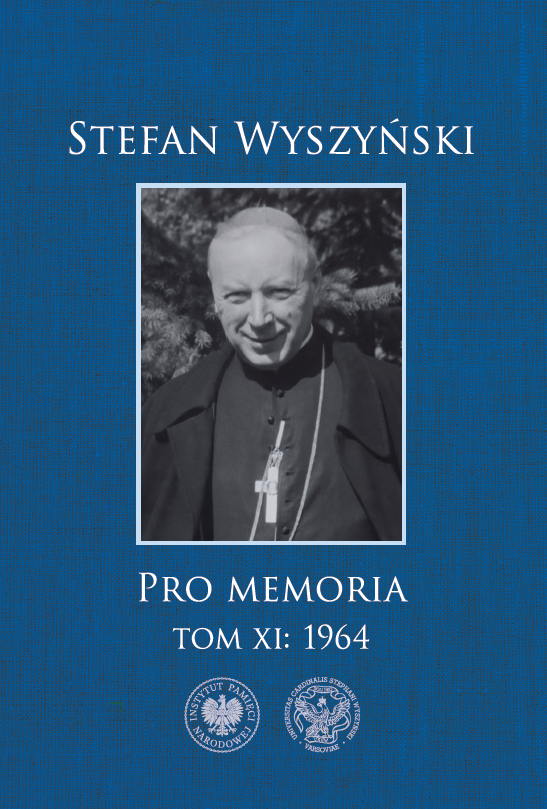 Pro memoria, t. 11: 1964