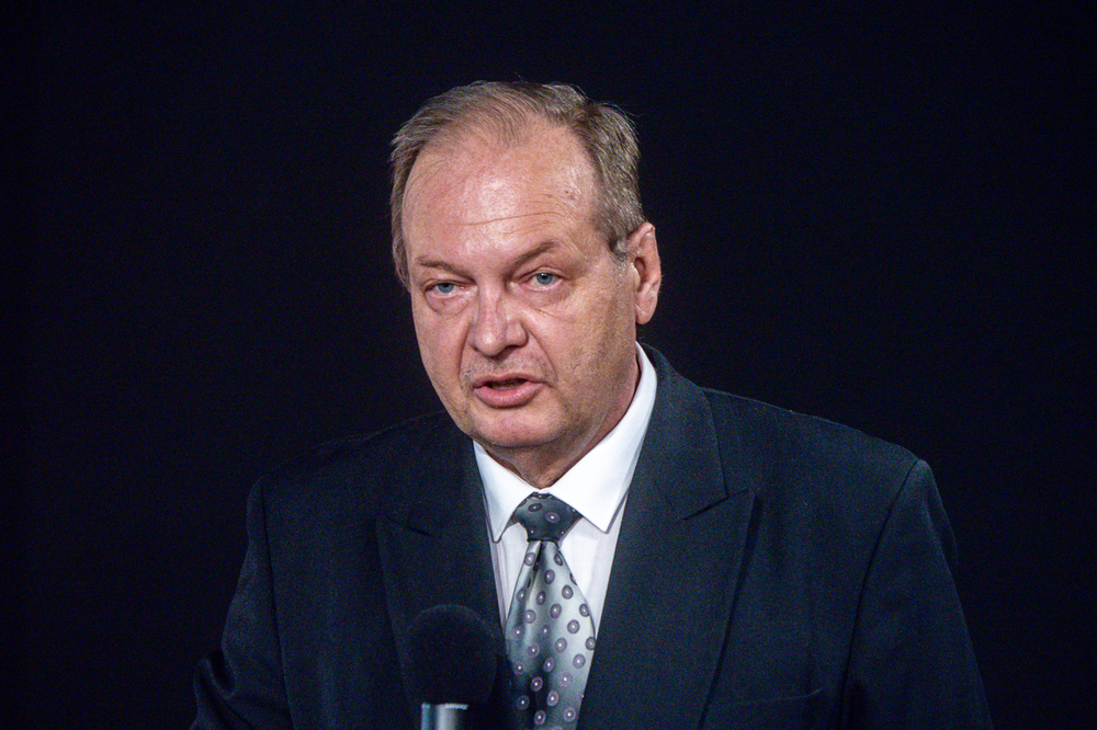 Przesłuchanie kandydatów na stanowisko Prezesa Instytutu Pamięci Narodowej. Na zdj. dr Marek Kołłątaj – 14 kwietnia 2026. Fot. Sławek Kasper (IPN)