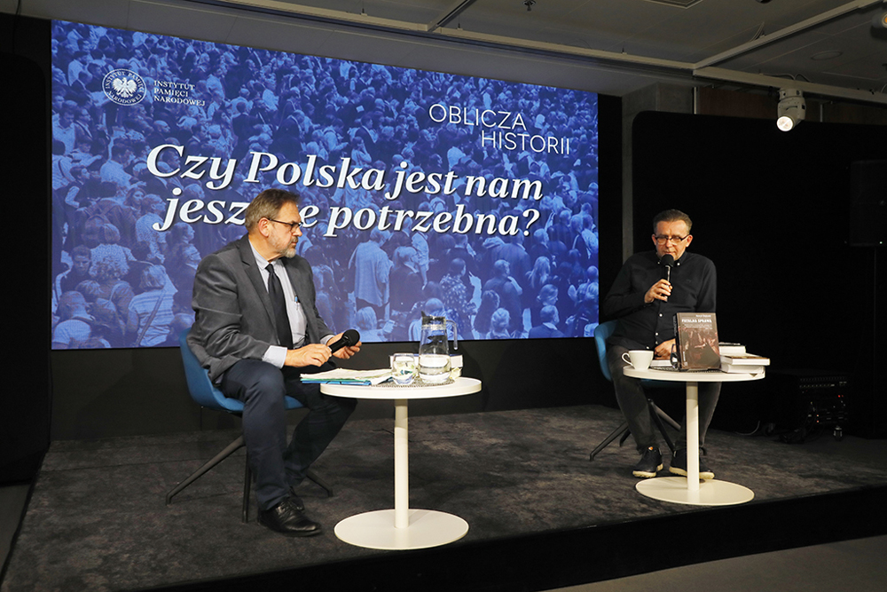 Spotkanie otwarte „Czy Polska jest nam jeszcze potrzebna?” z cyklu „Oblicza historii” – Warszawa, 15 kwietnia 2026. Fot. Piotr Życieński (IPN)