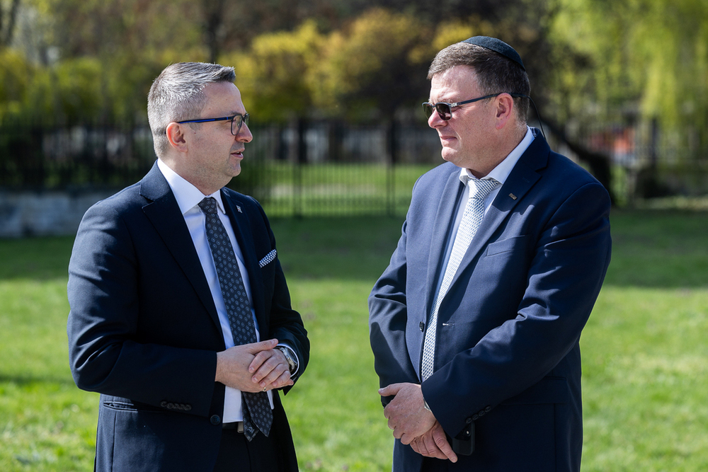 W hołdzie polskim i żydowskim ofiarom II wojny światowej – Warszawa, 16 kwietnia 2026. Fot. Sławek Kasper (IPN)