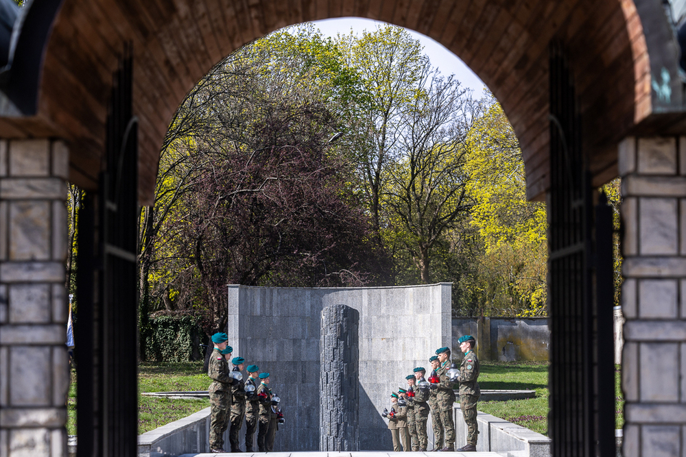 W hołdzie polskim i żydowskim ofiarom II wojny światowej – Warszawa, 16 kwietnia 2026. Fot. Sławek Kasper (IPN)
