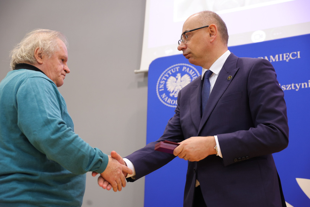 W Olsztynie uhonorowaliśmy dawnych opozycjonistów – 17 kwietnia 2026. Fot. Dariusz Skrzyniarz (IPN)