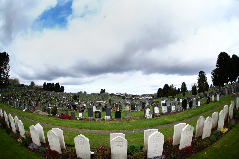 Polish War Graves na Jeanfield and Wellshill Cemetery, Perth - Szkocja, 18 kwietnia 2026 r., fot. Sławomir Kasper (IPN)