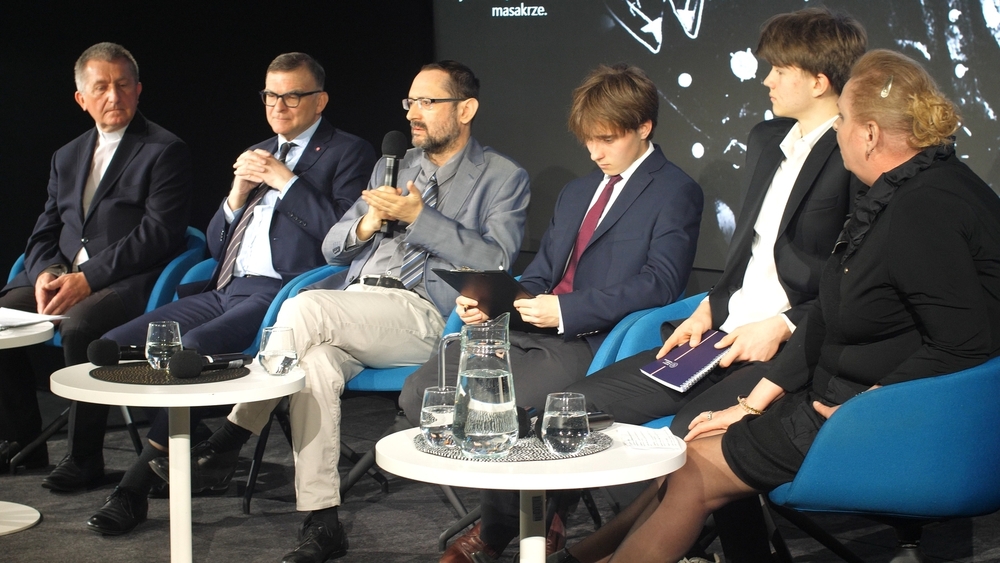 „Historia mówi przez pokolenia. Pamiętam, więc jestem” – nowy cykl edukacyjny w Centralnym Przystanku Historia – Warszawa, 17 kwietnia 2026. Fot. Ewa Żukowska (IPN)