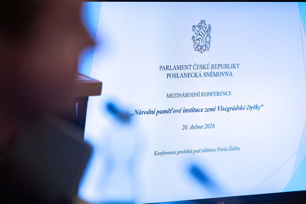 IPN na międzynarodowej konferencji instytucji pamięci z krajów Grupy Wyszehradzkiej – Praga, 20 kwietnia 2026. Fot. Sławek Kasper (IPN)