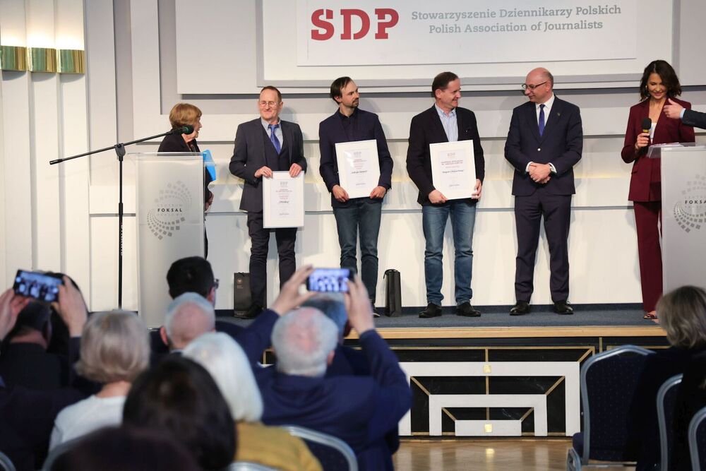 Poznaliśmy laureatów konkursu Stowarzyszenia Dziennikarzy Polskich o Nagrodę im. Janusza Kurtyki. Warszawa, 20.04.2026 r. Fot. Dariusz Skrzyniarz (IPN)