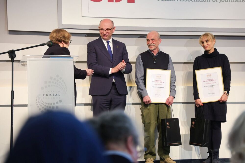 Poznaliśmy laureatów konkursu Stowarzyszenia Dziennikarzy Polskich o Nagrodę im. Janusza Kurtyki. Warszawa, 20.04.2026 r. Fot. Dariusz Skrzyniarz (IPN)