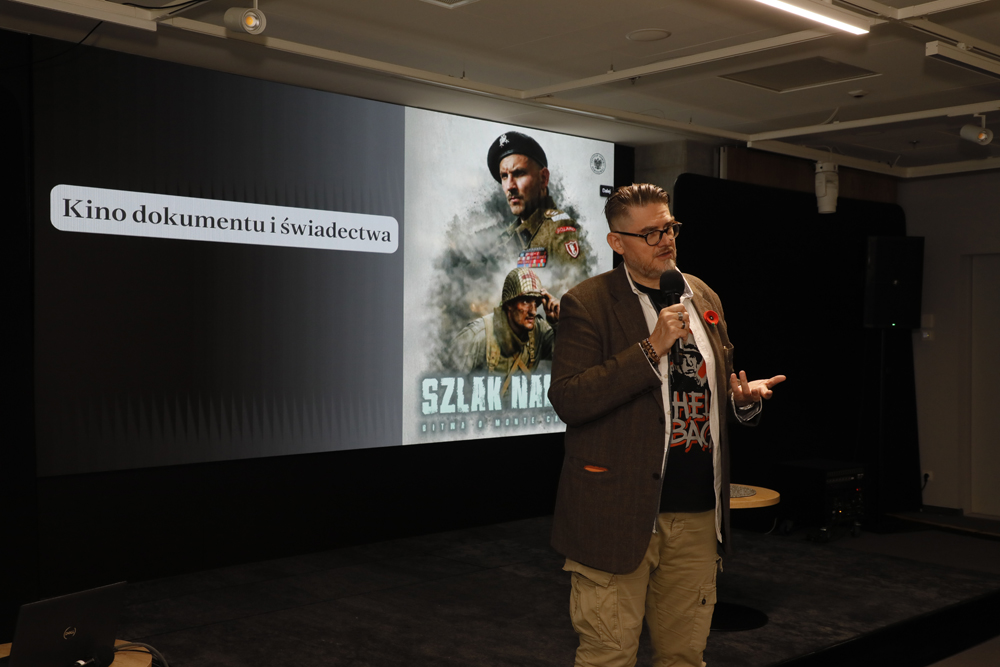 Kino dokumentu i świadectwa. „Szlak nadziei. Bitwa o Monte Cassino” – Warszawa, 20 kwietnia 2026. Fot. Piotr Życieński (IPN)