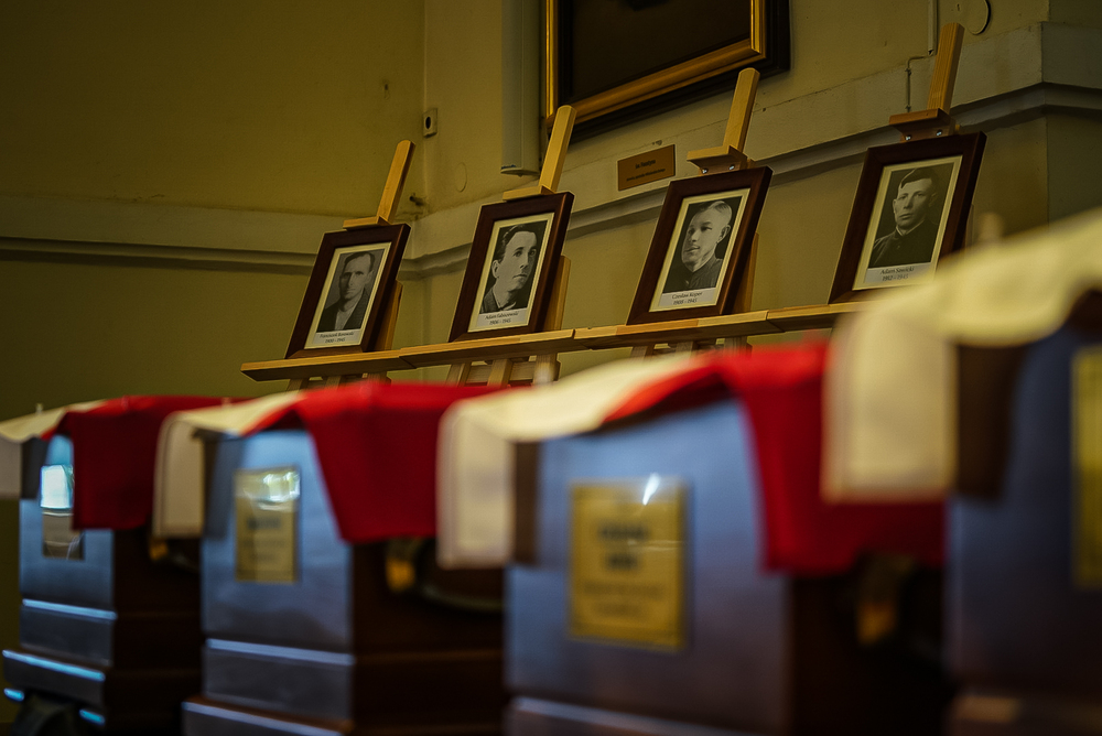 Uroczystości pogrzebowe Żołnierzy Niezłomnych – Zagroba, 21 kwietnia 2026. Fot. Mateusz Niegowski (IPN)