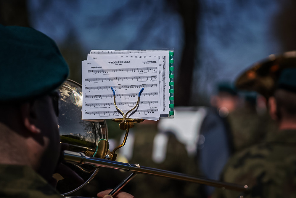 Uroczystości pogrzebowe Żołnierzy Niezłomnych – Zagroba, 21 kwietnia 2026. Fot. Mateusz Niegowski (IPN)