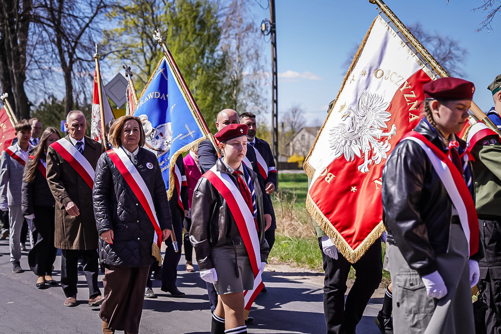 Uroczystości pogrzebowe Żołnierzy Niezłomnych – Zagroba, 21 kwietnia 2026. Fot. Mateusz Niegowski (IPN)