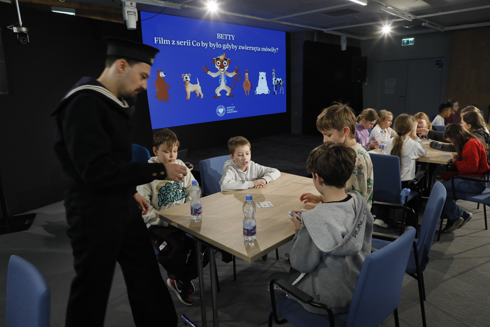 Premiera filmu animowanego „Małpka Betty” z serii „Co by było, gdyby zwierzęta mówiły?” – Warszawa, 21 kwietnia 2026. Fot. Piotr Życieński (IPN)
