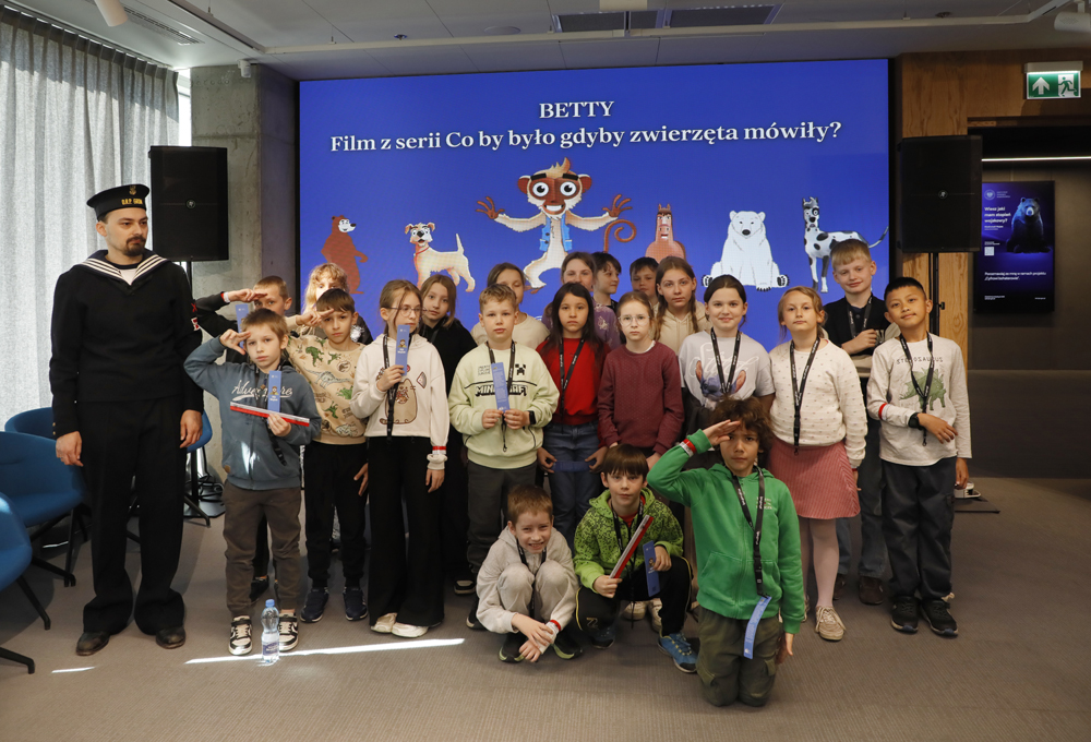Premiera filmu animowanego „Małpka Betty” z serii „Co by było, gdyby zwierzęta mówiły?” – Warszawa, 21 kwietnia 2026. Fot. Piotr Życieński (IPN)
