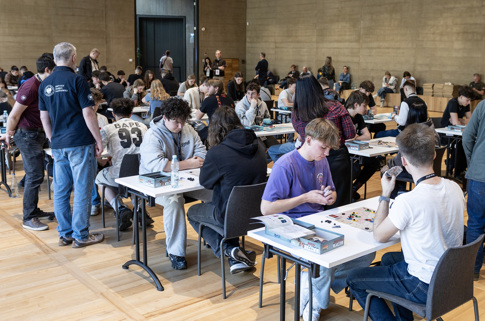 Ogólnopolskie finały Ligi Planszówek – Sulejówek, 21 kwietnia 2026. Fot. Łukasz Kustrzyński (IPN)