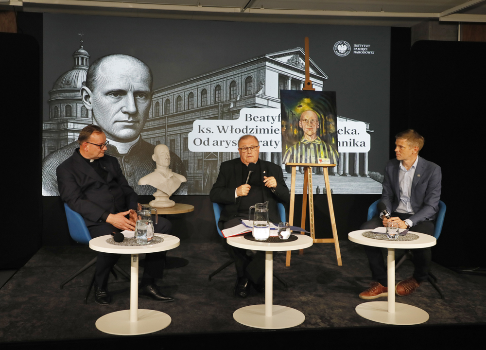 Debata z cyklu: Historia mówi przez pokolenia – „Beatyfikacja ks. Włodzimierza Szembeka. Od arystokraty do męczennika” – Warszawa, 20 kwietnia 2026. Fot. Piotr Życieński (IPN)