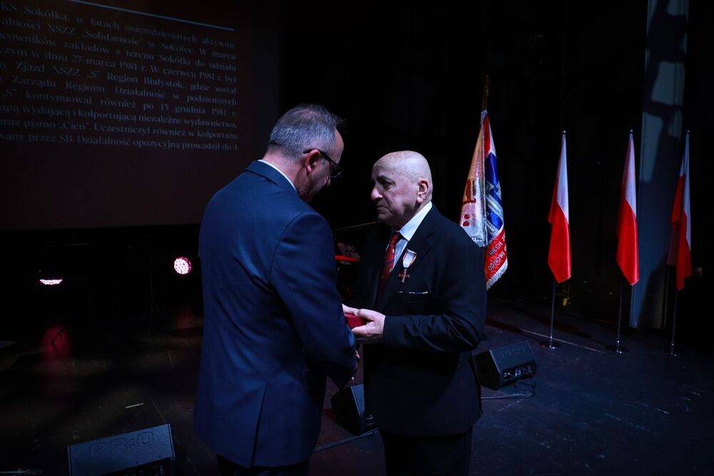 Spotkanie Dam i Kawalerów Krzyża Wolności i Solidarności – Białystok, 23.04.2026. Fot. Paula Prudziłowicz (IPN)