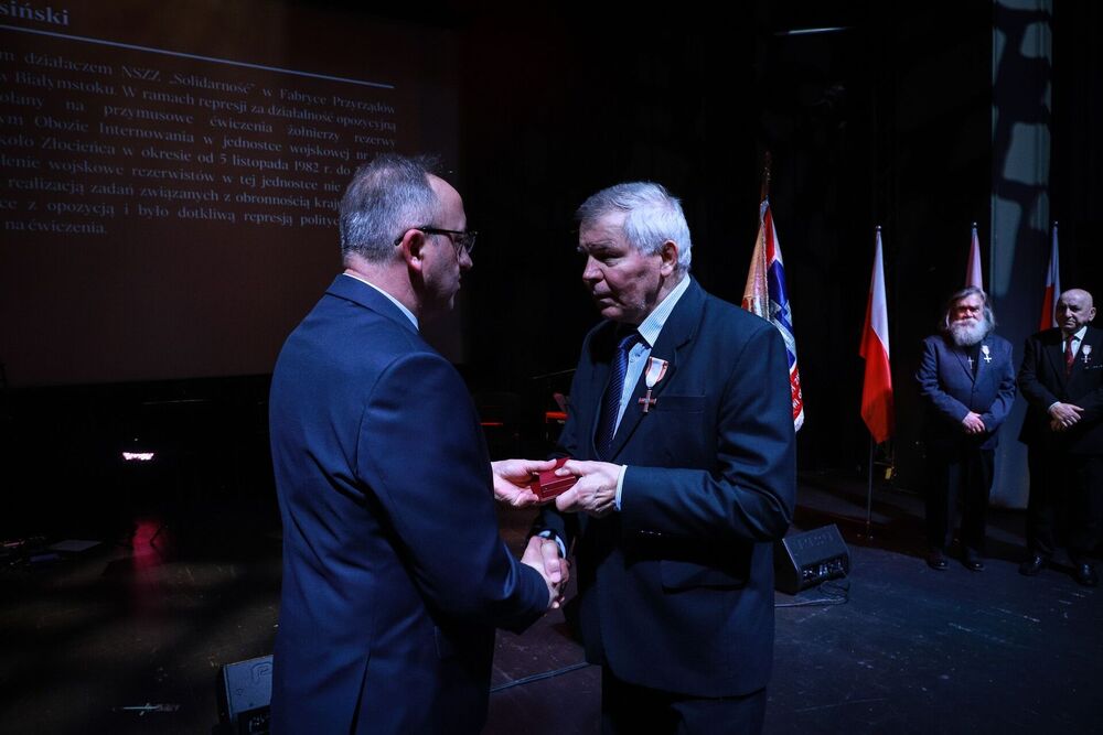 Spotkanie Dam i Kawalerów Krzyża Wolności i Solidarności – Białystok, 23.04.2026. Fot. Paula Prudziłowicz (IPN)