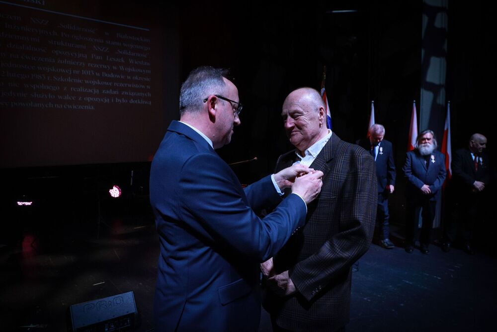 Spotkanie Dam i Kawalerów Krzyża Wolności i Solidarności – Białystok, 23.04.2026. Fot. Paula Prudziłowicz (IPN)