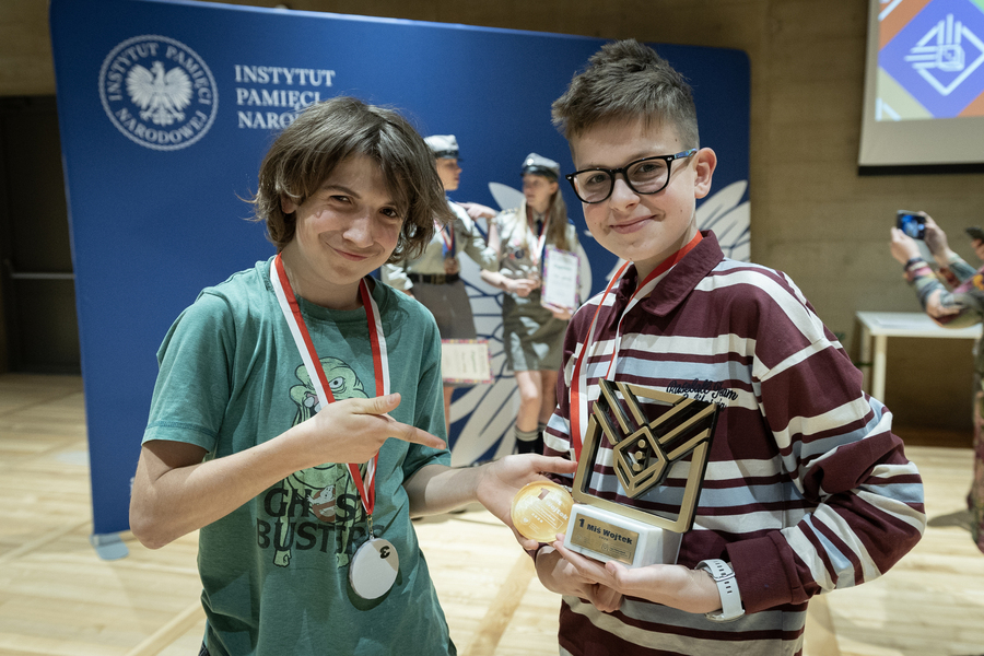 Zakończył się ogólnopolski finał Ligi Planszówek IPN – Sulejówek, 23 kwietnia 2026. Fot. Łukasz Kustrzyński (IPN)