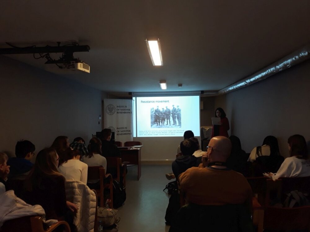 Wizyta uczniów z Lawrenceville w Archiwum IPN – Warszawa, 9 marca 2018