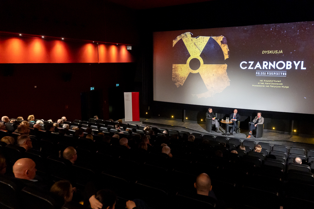 Premierowy pokaz filmu dokumentalnego IPN „Czarnobyl. Polska perspektywa” – Warszawa, 24 kwietnia 2026. Fot. Sławek Kasper (IPN)
