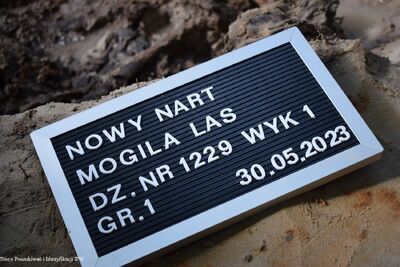 Prace poszukiwawcze Biura Poszukiwań i Identyfikacji IPN na terenie Nowego Nartu – 29 maja – 2 czerwca 2023. Fot. IPN