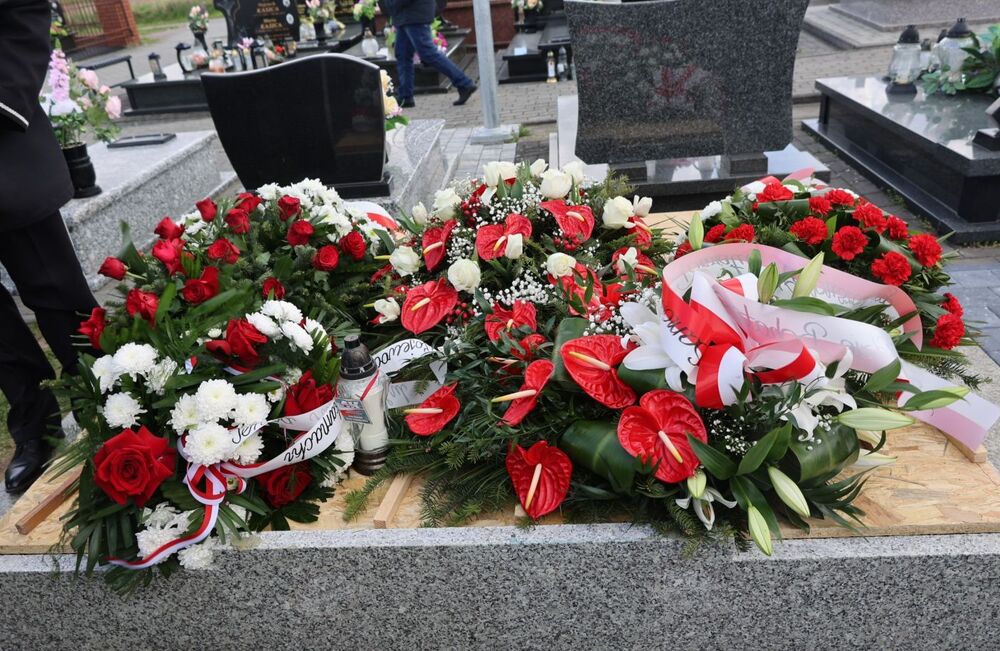 Uroczystości pogrzebowe trzech nieznanych polskich partyzantów – Wola Raniżowska, 26 kwietnia 2026. Fot. Katarzyna Gajda-Bator (IPN)