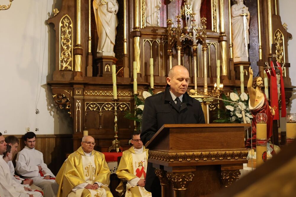 Uroczystości pogrzebowe trzech nieznanych polskich partyzantów – Wola Raniżowska, 26 kwietnia 2026. Fot. Katarzyna Gajda-Bator (IPN)