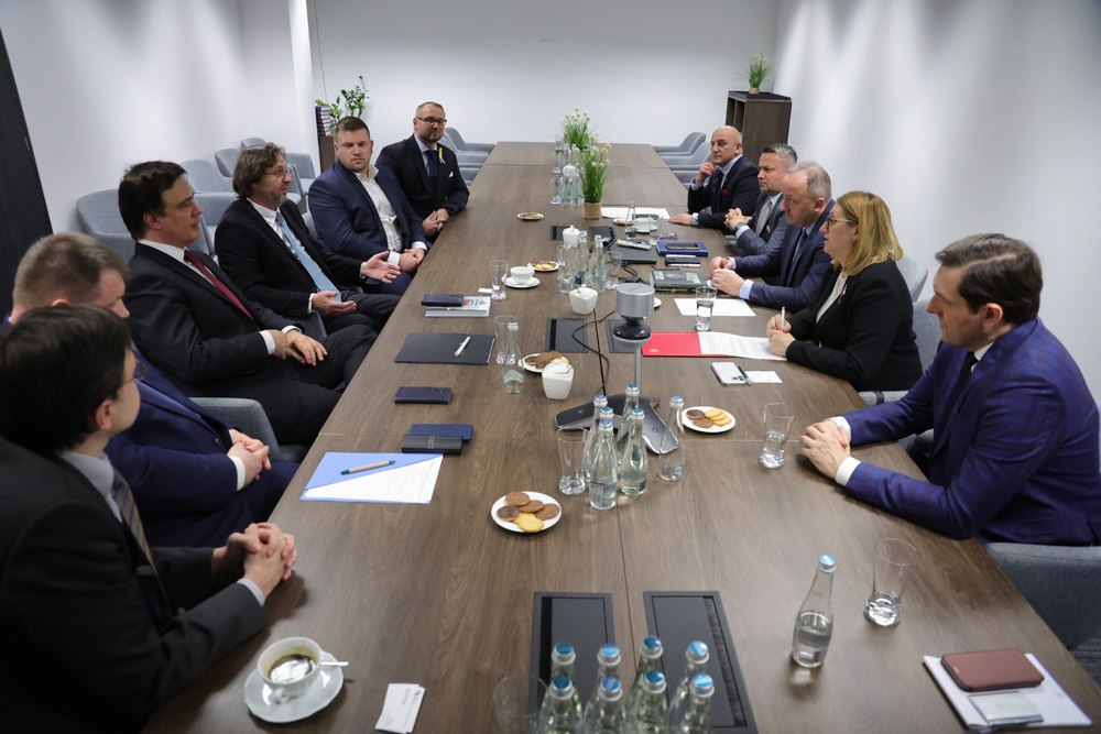 Delegacja z czeskiego Instytutu Badania Reżimów Totalitarnych i Archiwum Służby Bezpieczeństwa w IPN – Warszawa, 28 kwietnia 2026. Fot. Dariusz Skrzyniarz (IPN)