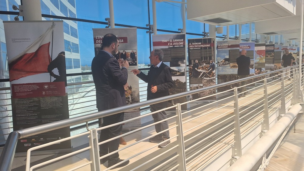 Wystawa IPN „Szlaki Nadziei. Odyseja Wolności” w Bari – 28 kwietnia 2026. Fot. IPN