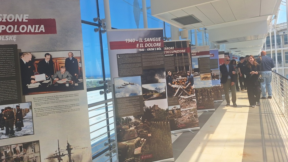 Wystawa IPN „Szlaki Nadziei. Odyseja Wolności” w Bari – 28 kwietnia 2026. Fot. IPN