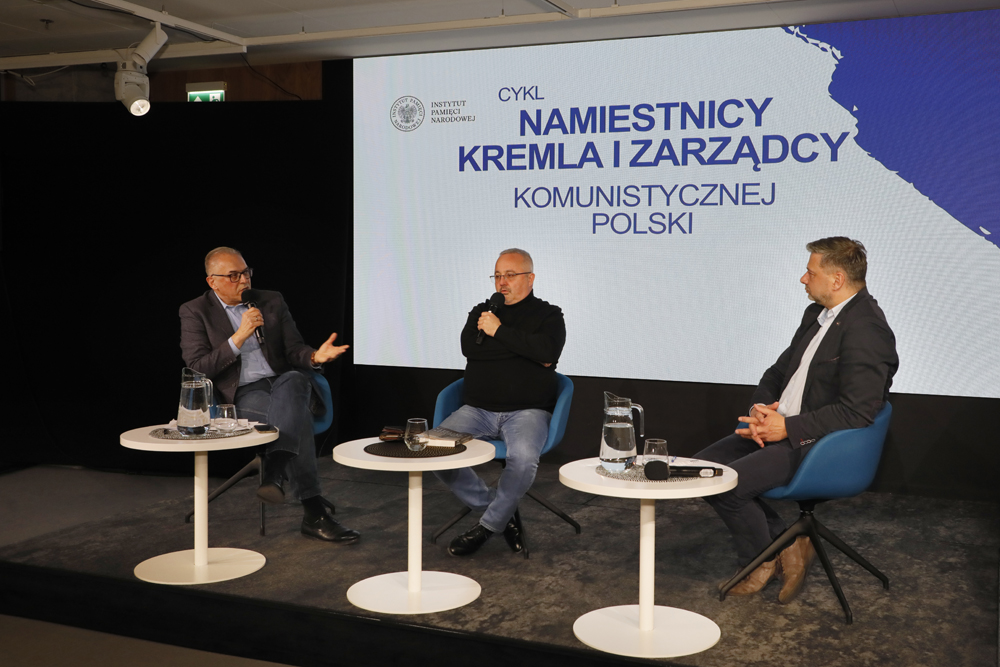 Spotkanie z cyklu „Namiestnicy Kremla i zarządcy komunistycznej Polski” w Centralnym Przystanku Historia – Warszawa, 28 kwietnia 2026. Fot. Piotr Życieński (IPN)