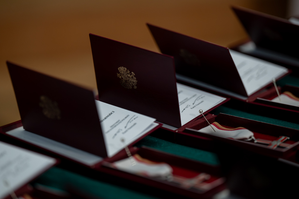 45. rocznica rejestracji NSZZ „Solidarność”. „Solidarni, nasz jest ten dzień” – spotkanie Dam i Kawalerów Krzyża Wolności i Solidarności. Katowice, 29 kwietnia 2026 r. Fot. Krzysztof Łojko (IPN)