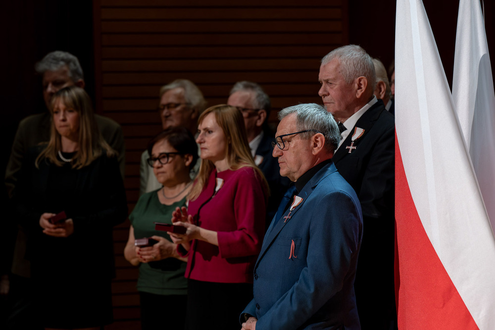 45. rocznica rejestracji NSZZ „Solidarność”. „Solidarni, nasz jest ten dzień” – spotkanie Dam i Kawalerów Krzyża Wolności i Solidarności. Katowice, 29 kwietnia 2026 r. Fot. Krzysztof Łojko (IPN)