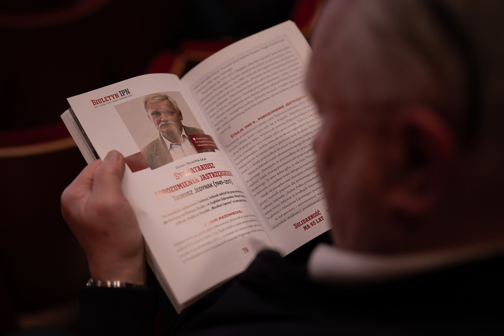 45. rocznica rejestracji NSZZ „Solidarność”. „Solidarni, nasz jest ten dzień” – spotkanie Dam i Kawalerów Krzyża Wolności i Solidarności. Katowice, 29 kwietnia 2026 r. Fot. Krzysztof Łojko (IPN)