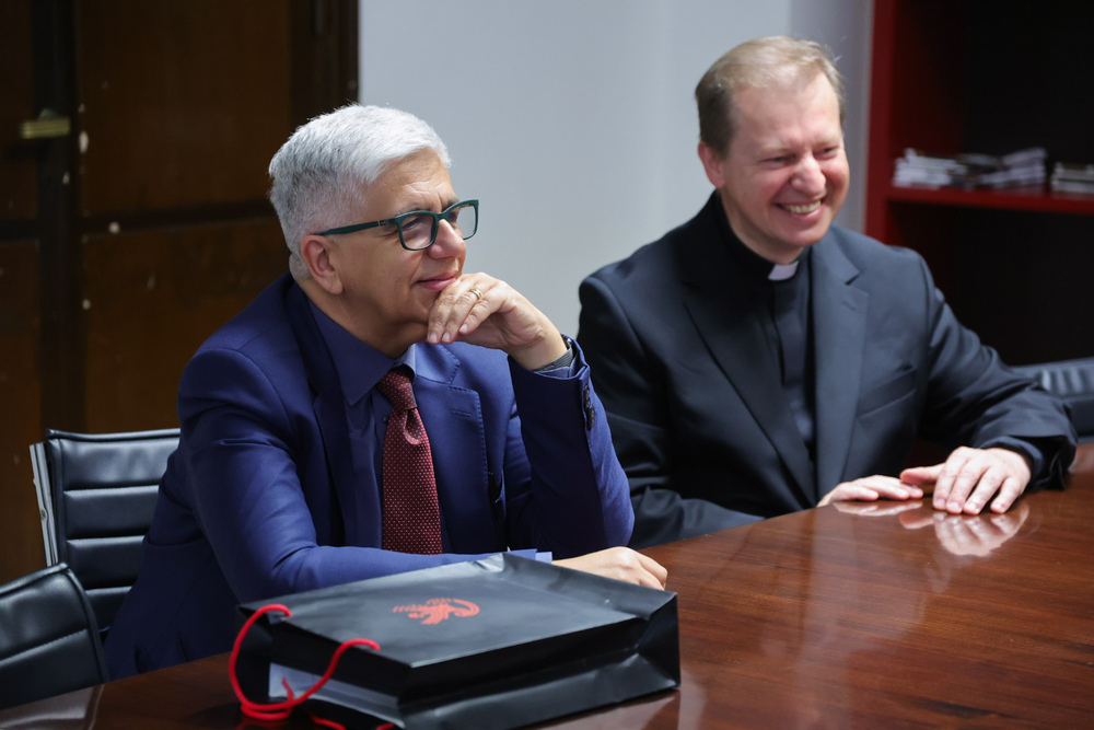 Wizyta w Radiu Watykańskim – 30 kwietnia 2026. Fot. Dariusz Skrzyniarz (IPN)