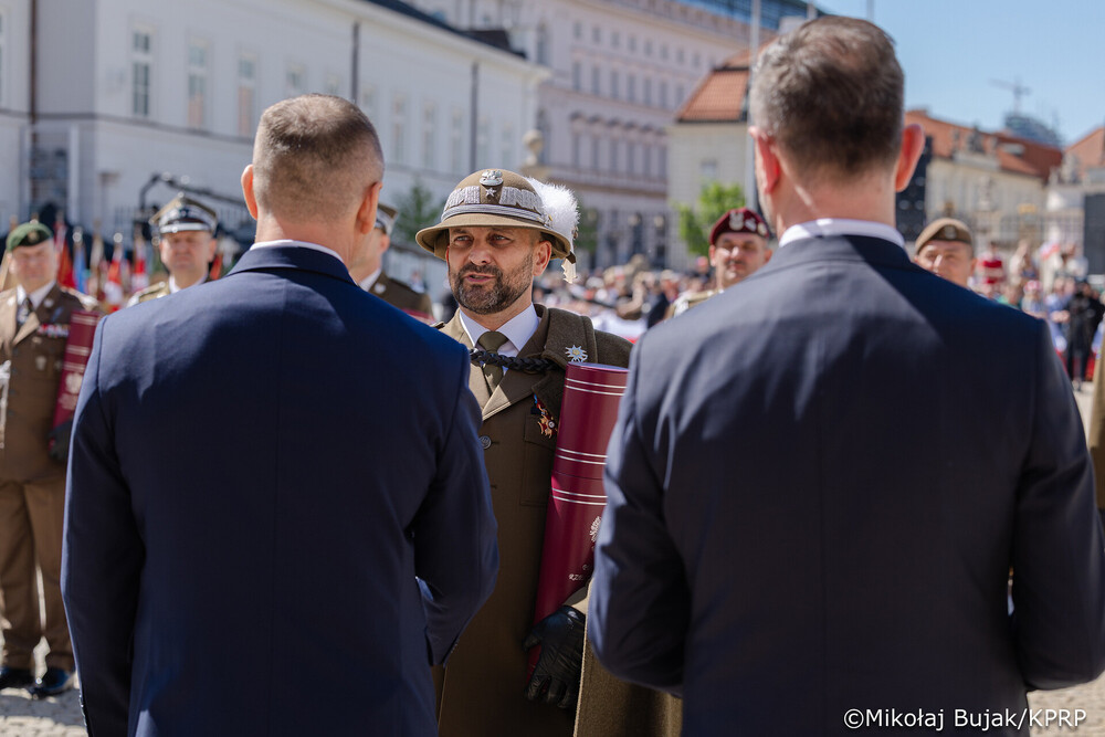 Centralne obchody z okazji Dnia Flagi Rzeczypospolitej Polskiej –  Warszawa, 2 maja 2026 r. Fot. Mikołaj Bujak (KPRP)