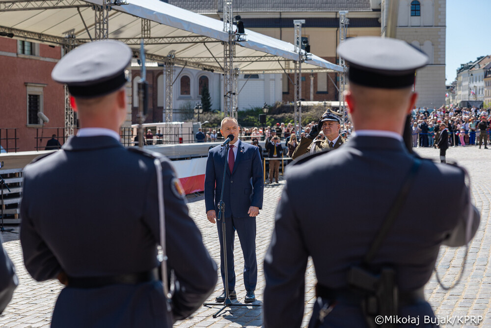 Centralne obchody z okazji Dnia Flagi Rzeczypospolitej Polskiej –  Warszawa, 2 maja 2026 r. Fot. Mikołaj Bujak (KPRP)