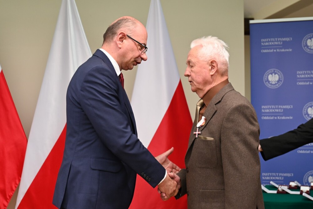 W Krakowie uhonorowaliśmy dawnych opozycjonistów – 8 maja 2026. Fot. Żaneta Wierzgacz (IPN)