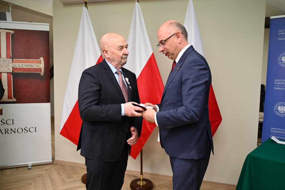 W Krakowie uhonorowaliśmy dawnych opozycjonistów – 8 maja 2026. Fot. Żaneta Wierzgacz (IPN)