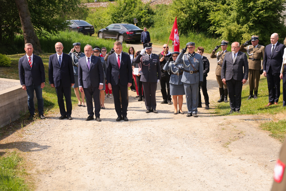Obchody 81. rocznicy wyzwolenia więźniów obozów koncentracyjnych systemu Mauthausen-Gusen, uroczystości pod Lungitz – Camp Gusen III Memorial, Austria – 9 maja 2026 r., fot. Dariusz Skrzyniarz (IPN)