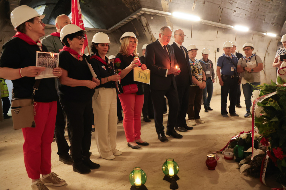 Obchody 81. rocznicy wyzwolenia więźniów obozów koncentracyjnych systemu Mauthausen-Gusen, uroczystości w Miejscu Pamięci Bergkristall, Austria – 9 maja 2026 r., fot. Dariusz Skrzyniarz.
