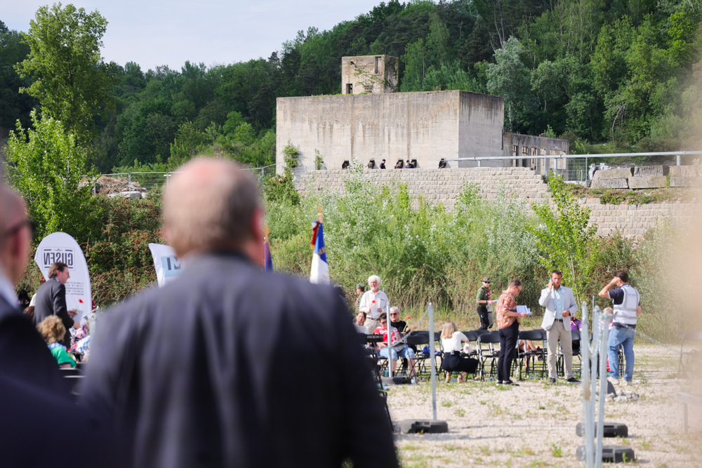 Obchody 81. rocznicy wyzwolenia więźniów obozów koncentracyjnych systemu Mauthausen-Gusen, uroczystości w Miejscu Pamięci KL Gusen, Austria – 9 maja 2026 r., fot. Dariusz Skrzyniarz (IPN)