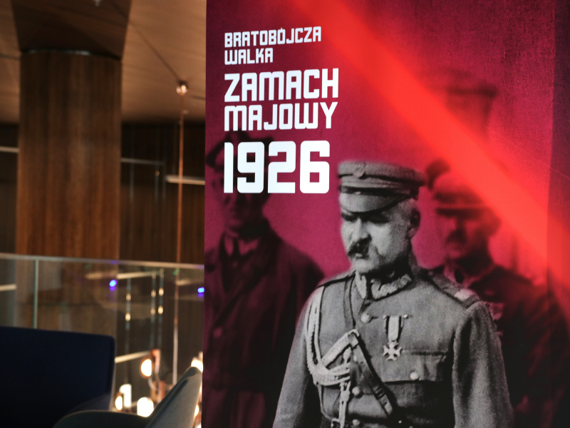 Wystawa „Bratobójcza walka. Zamach Majowy 1926” – Warszawa, 11 maja 2025. Fot. Piotr Życieński (IPN)