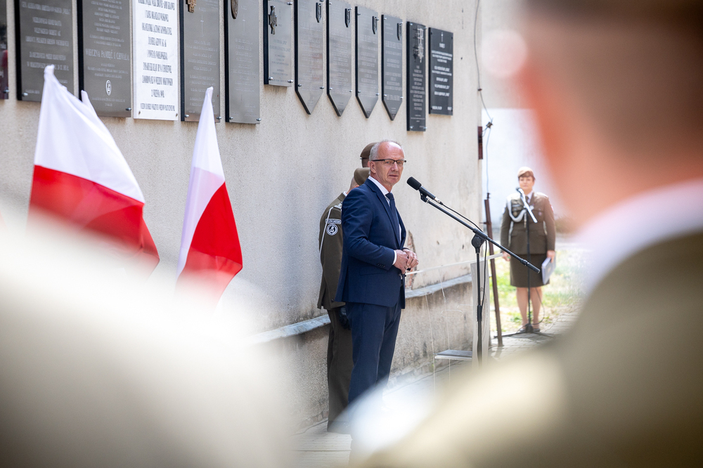 75. rocznica śmierci kpt. Gracjana Klaudiusza Fróga ps. Szczerbiec – Warszawa, 11 maja 2026. Na zdj. zastępca prezesa IPN dr hab. Krzysztof Szwagrzyk. Fot. Sławek Kasper (IPN)
