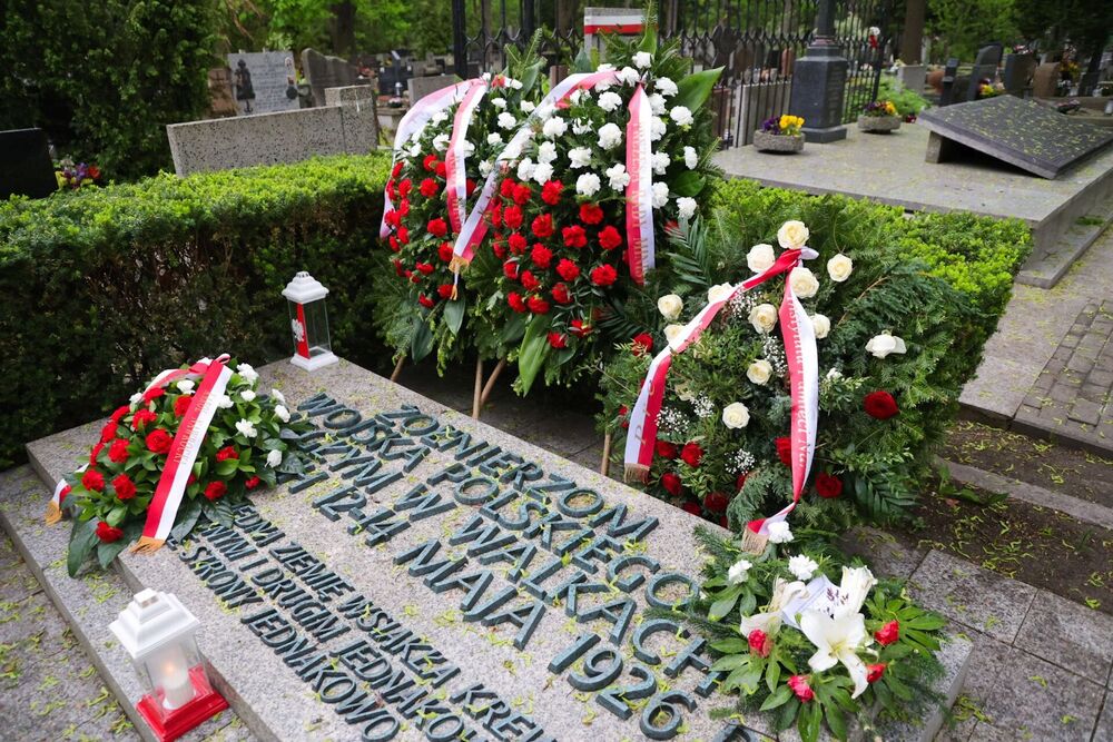 W jedną ziemię wsiąkła krew nasza... – rocznica przewrotu majowego – Warszawa, 12 maja 2026. Fot. Dariusz Skrzyniarz (IPN)