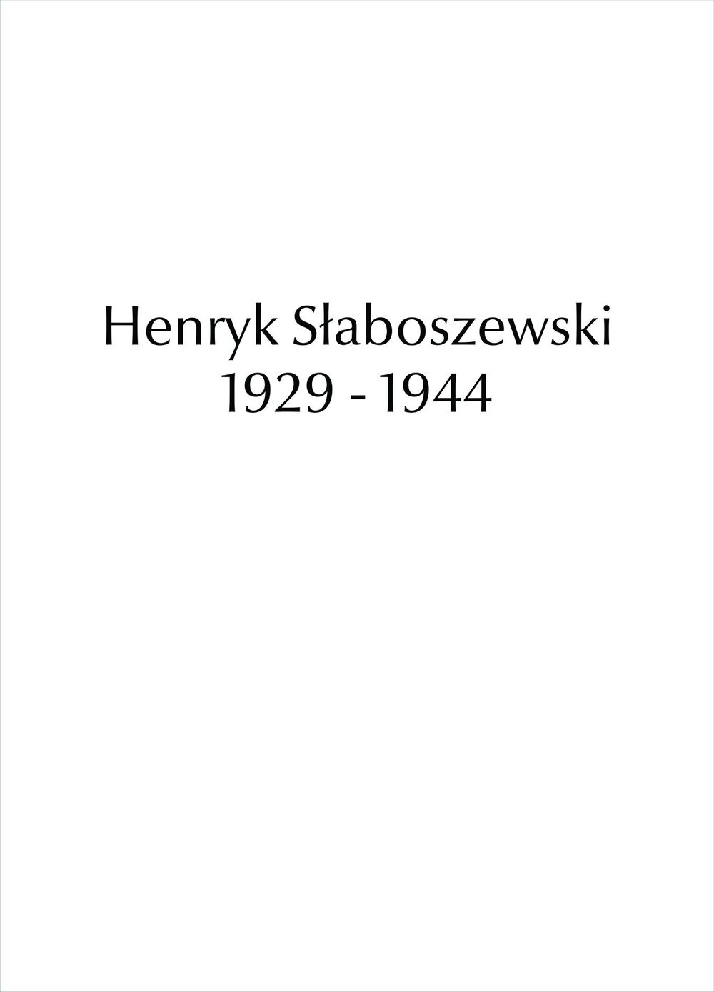 Henryk Słaboszewski